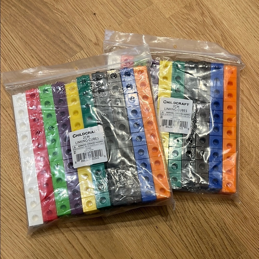 Linking Manipulative Cubes, Assorted Colors - Picture 2 of 4